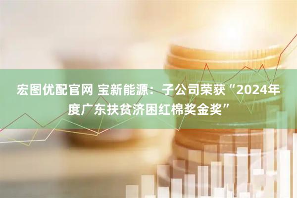 宏图优配官网 宝新能源：子公司荣获“2024年度广东扶贫济困红棉奖金奖”